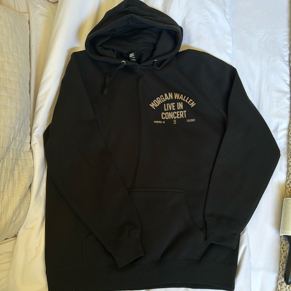 NEW Morgan Wallen Black Concert Hoodie Size XL